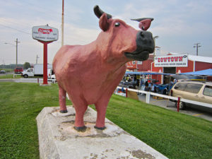 image of cow at Cowtown Farmers Market