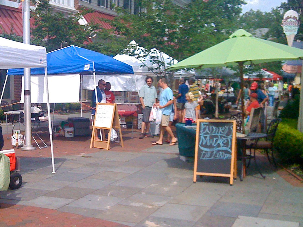 photo of farmers market in haddonfield nj