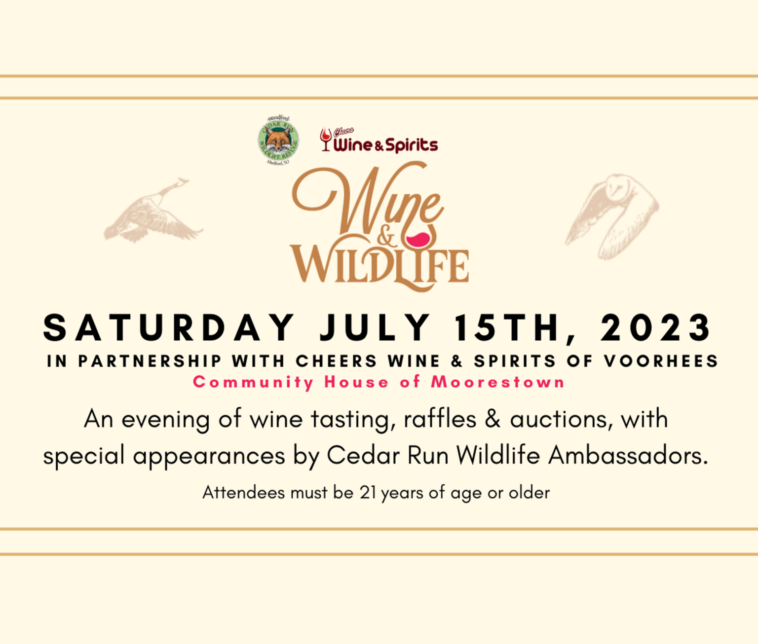 2023 Wine & Wildlife Visit South Jersey