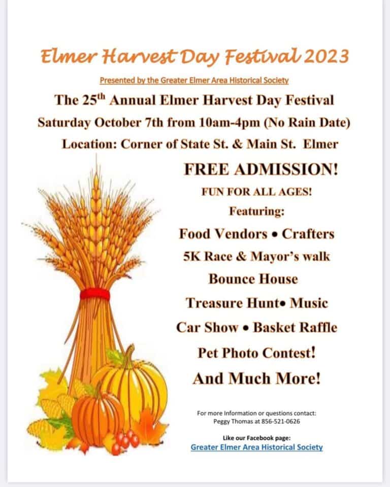 The 25th Annual Elmer Harvest Day Festival Visit South Jersey