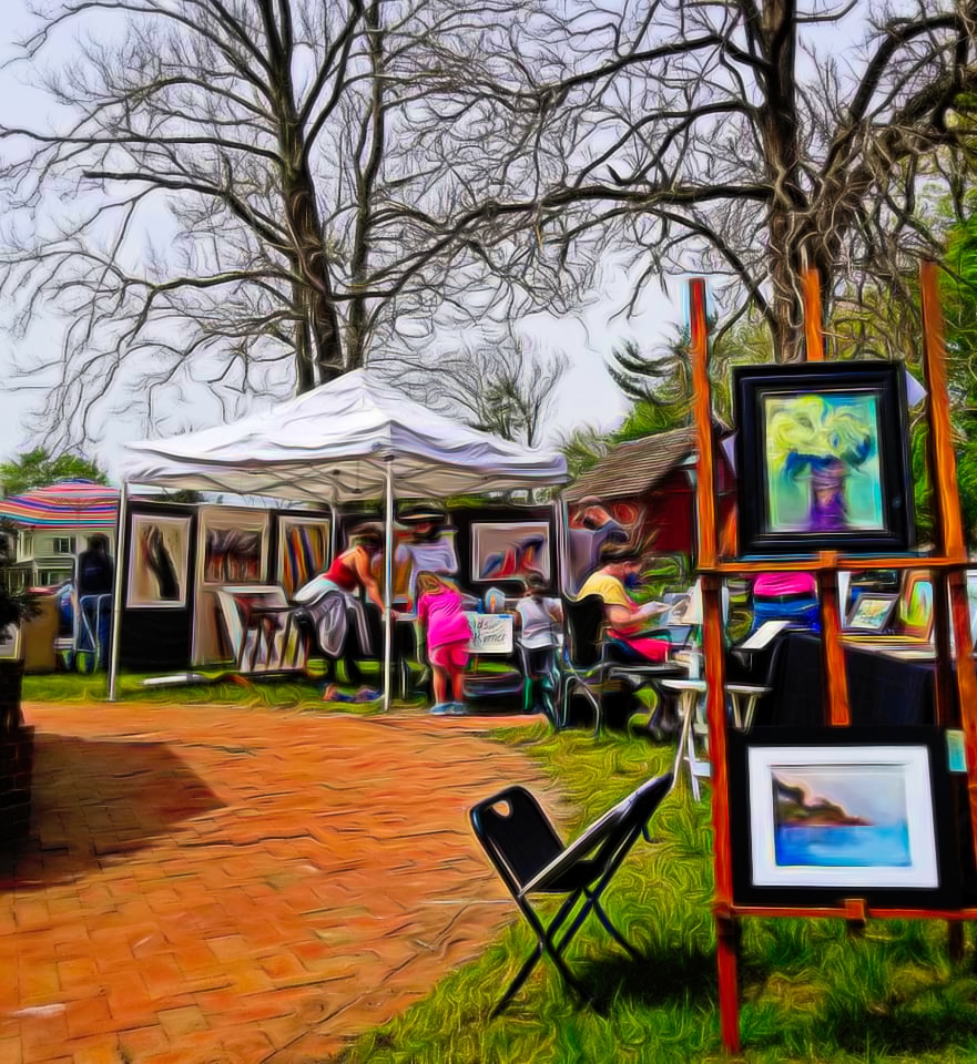 image of art festival in south new jersey