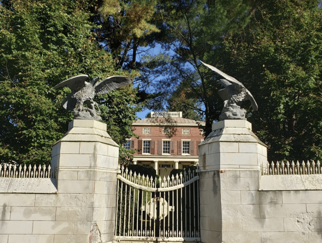 image of the front of Historic Smithville Park entrance