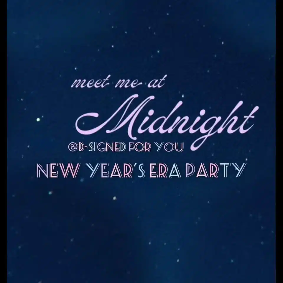 MEET ME AT MIDNIGHT- NEW YEAR’S ERA PARTY