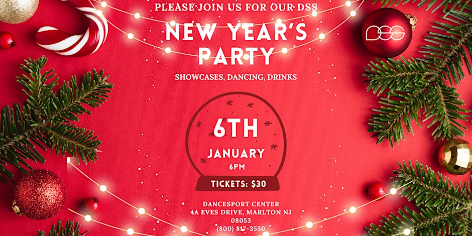 New Year's Holiday Party and Showcase Invitation