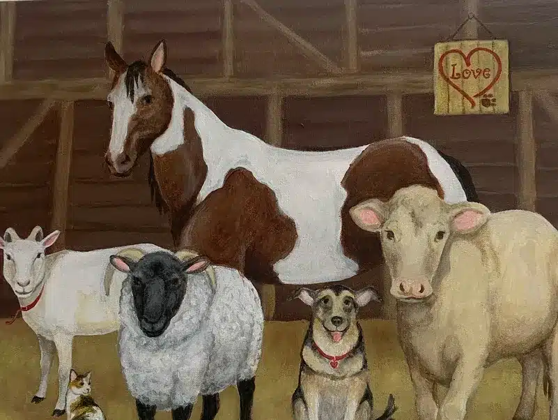 image of goats from THE GENTLE GIANT CAFE in South Jersey