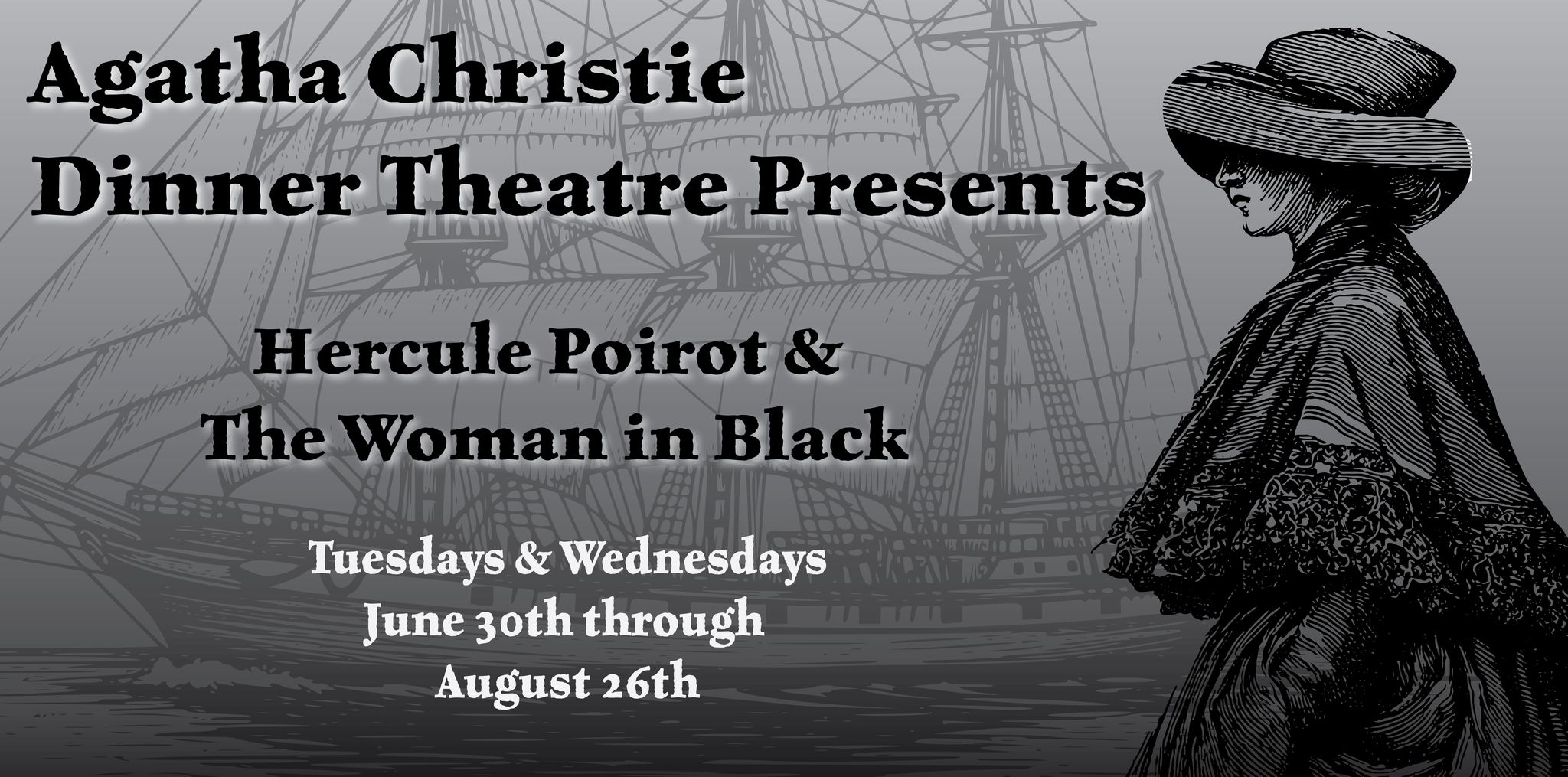 Woman in Black Banner