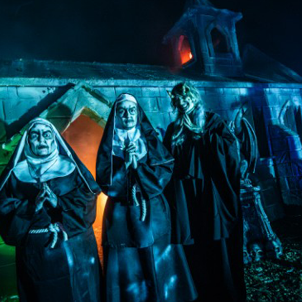HallowSpire in Southampton combines several Halloween experiences in one location. Its attractions include the Jersey Devil Terror Trail,